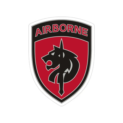 Special Operations Command Africa (U.S. Army) Transparent STICKER Die-Cut Vinyl Decal 4 Inch - The Sticker Space