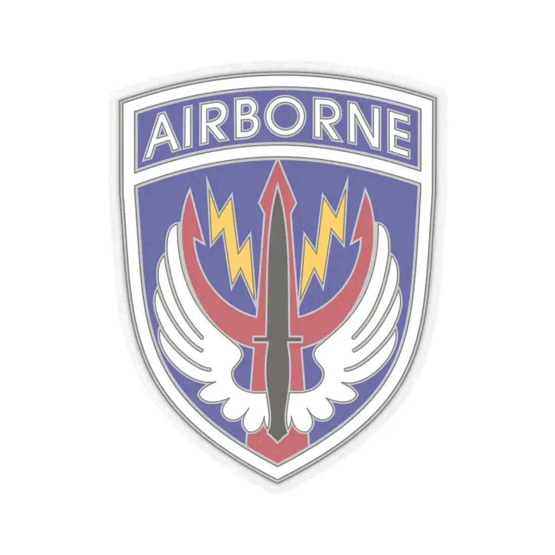 Special Operations Command Central (U.S. Army) STICKER Vinyl Kiss-Cut Decal 3 Inch Transparent - The Sticker Space