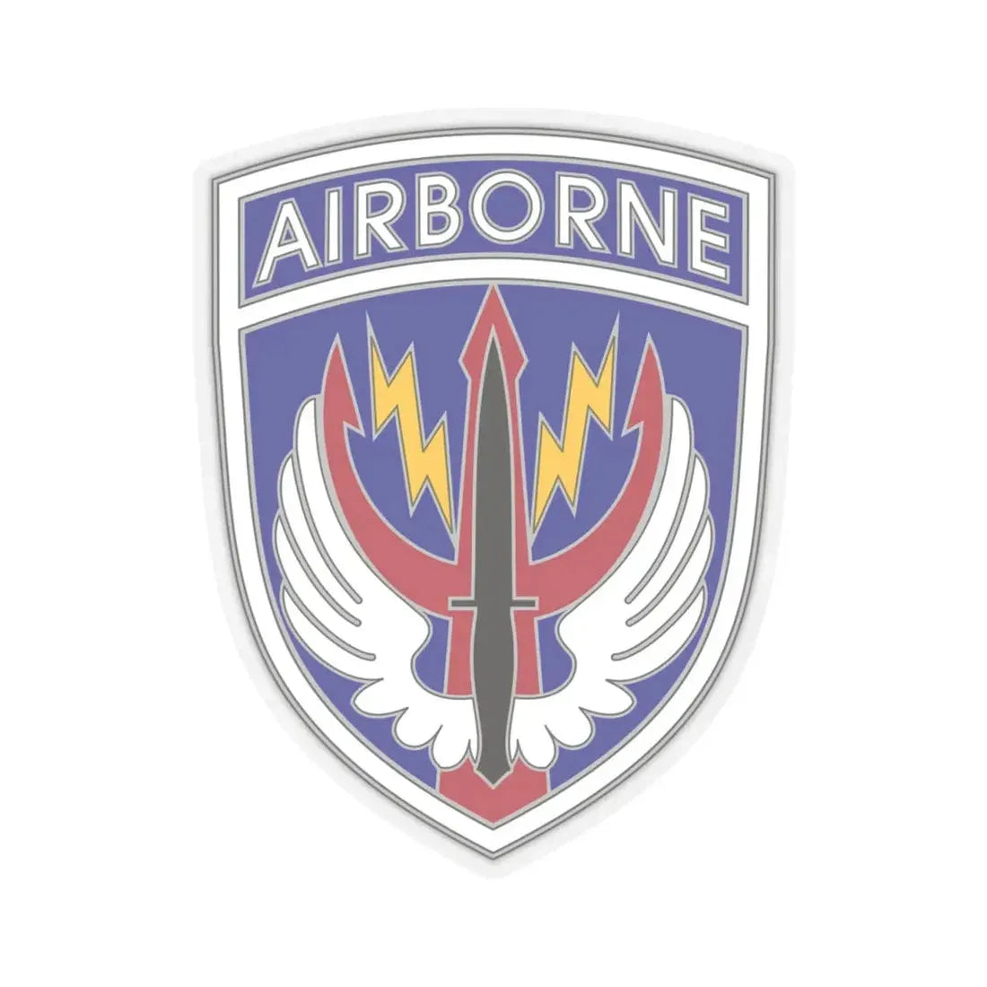 Special Operations Command Central (U.S. Army) STICKER Vinyl Kiss-Cut Decal 4 Inch Transparent - The Sticker Space