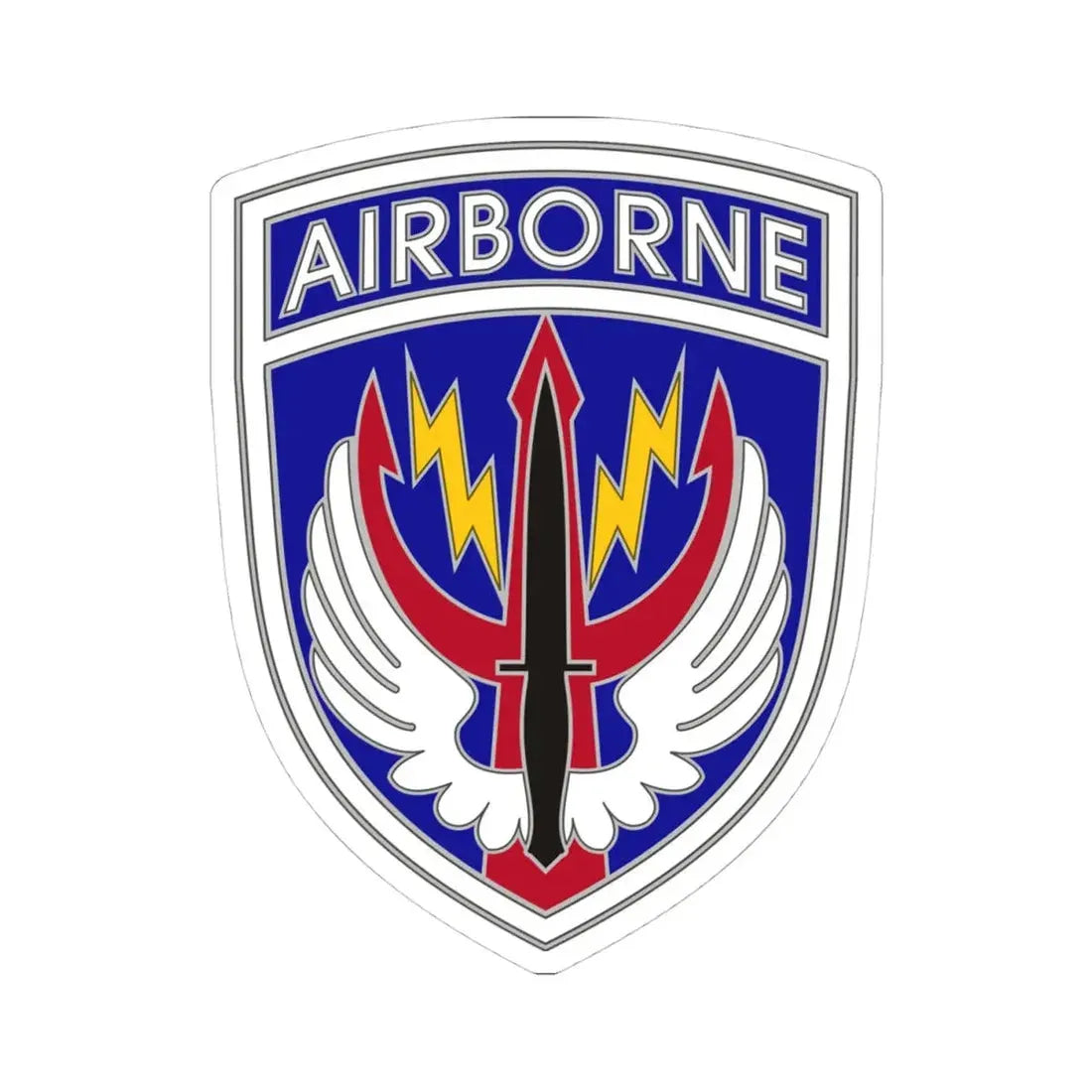 Special Operations Command Central (U.S. Army) STICKER Vinyl Kiss-Cut Decal 4 Inch White - The Sticker Space