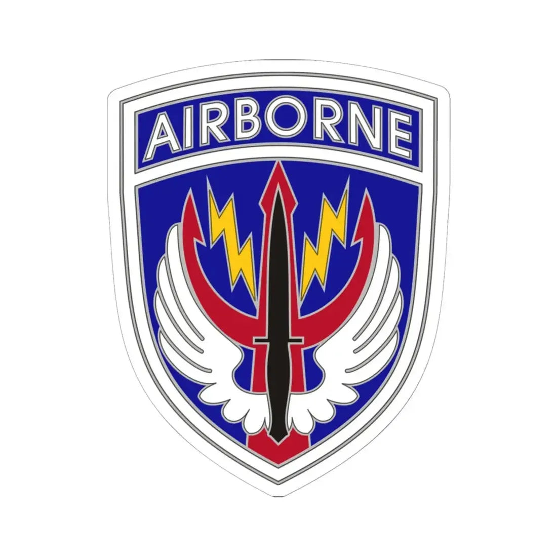 Special Operations Command Central (U.S. Army) STICKER Vinyl Kiss-Cut Decal 6 Inch White - The Sticker Space