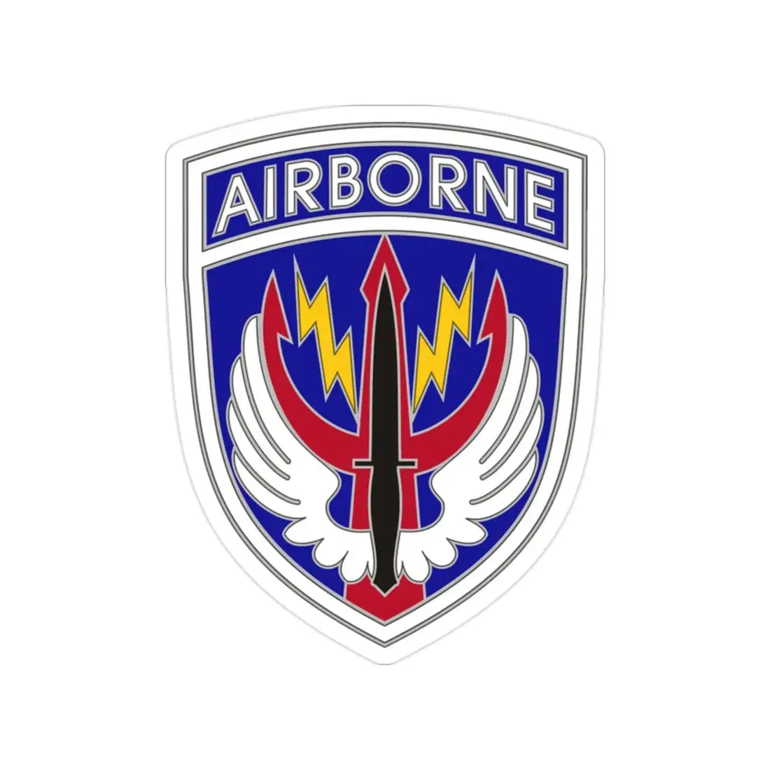 Special Operations Command Central (U.S. Army) Transparent STICKER Die-Cut Vinyl Decal 2 Inch - The Sticker Space