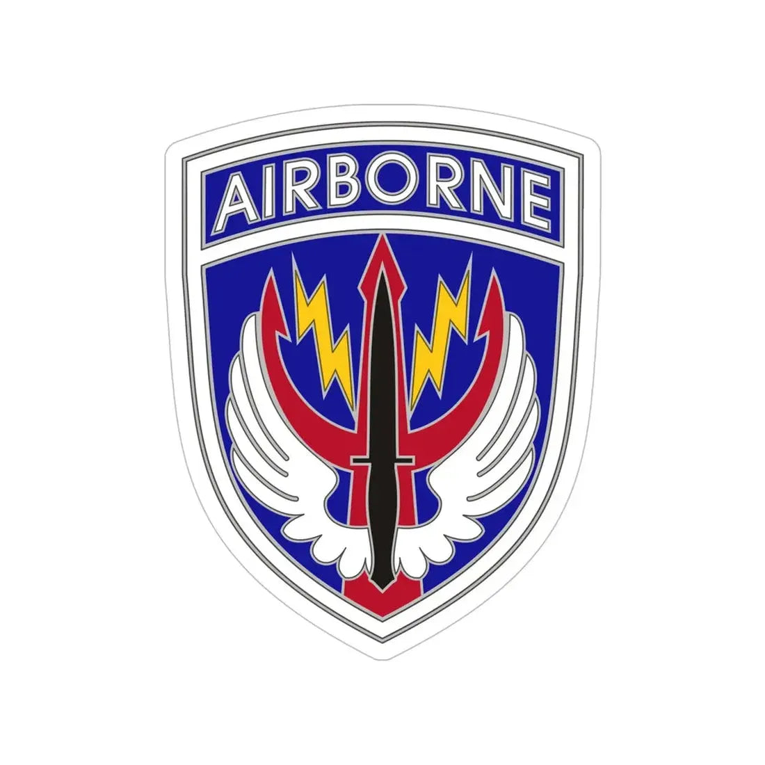 Special Operations Command Central (U.S. Army) Transparent STICKER Die-Cut Vinyl Decal 6 Inch - The Sticker Space