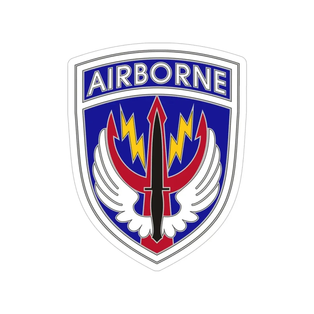 Special Operations Command Central (U.S. Army) Transparent STICKER Die-Cut Vinyl Decal 6 Inch - The Sticker Space