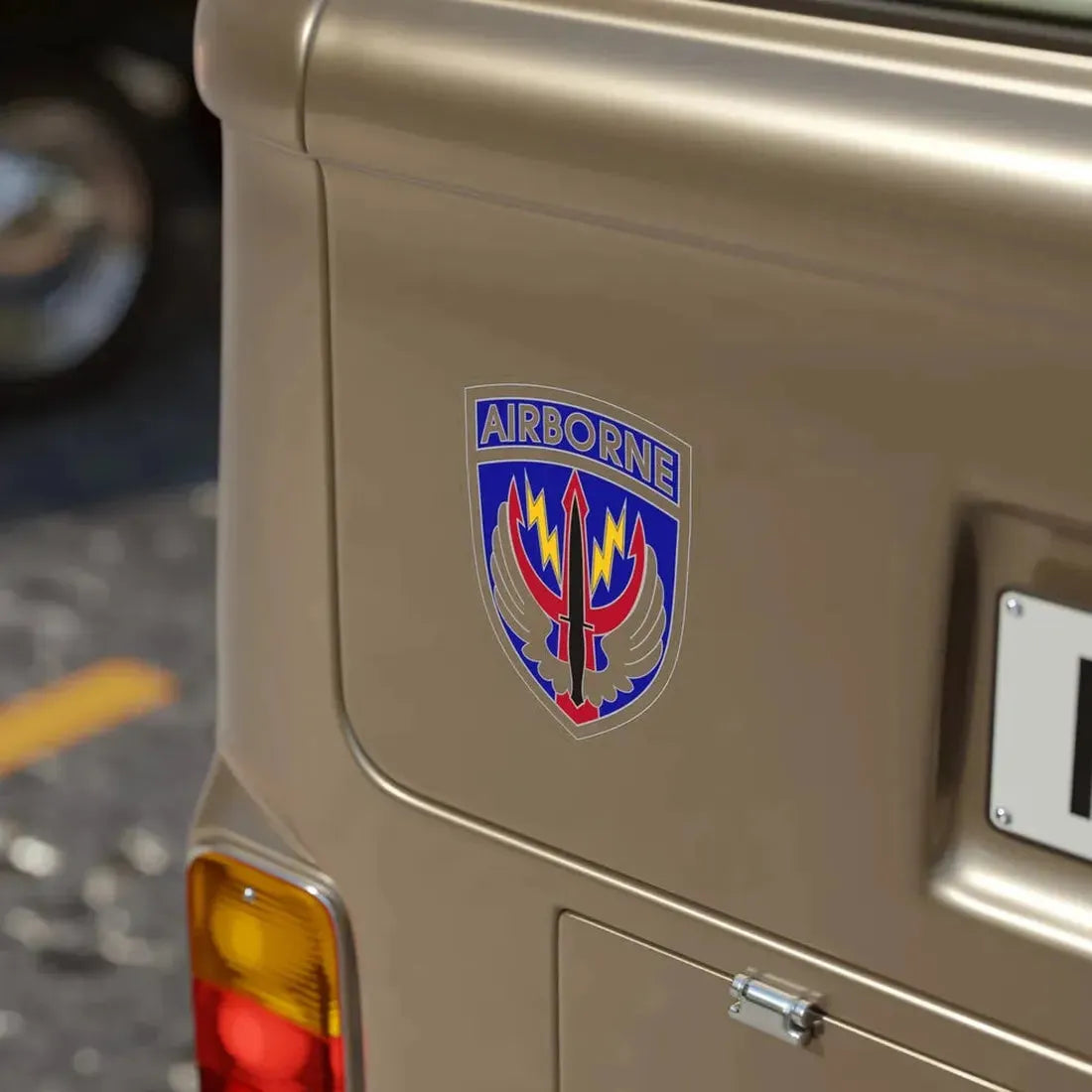 Special Operations Command Central (U.S. Army) Transparent STICKER Die-Cut Vinyl Decal - The Sticker Space