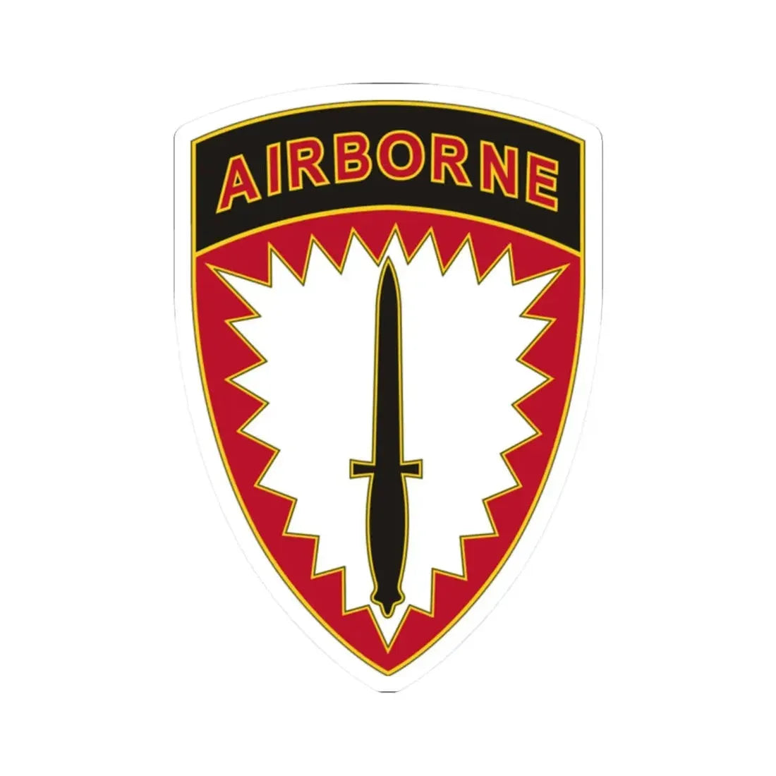 Special Operations Command Europe (U.S. Army) STICKER Vinyl Kiss-Cut Decal 2 Inch White - The Sticker Space