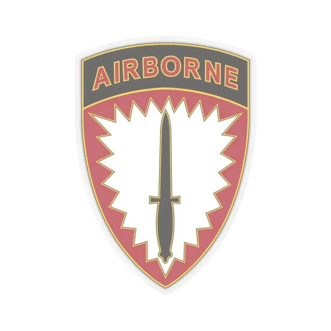 Special Operations Command Europe (U.S. Army) STICKER Vinyl Kiss-Cut Decal 3 Inch Transparent - The Sticker Space