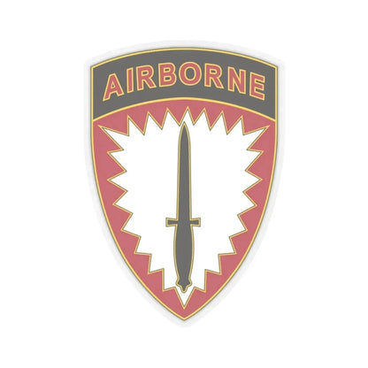 Special Operations Command Europe (U.S. Army) STICKER Vinyl Kiss-Cut Decal 4 Inch Transparent - The Sticker Space