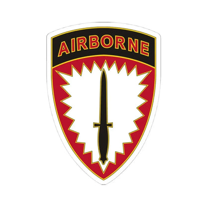 Special Operations Command Europe (U.S. Army) STICKER Vinyl Kiss-Cut Decal 4 Inch White - The Sticker Space