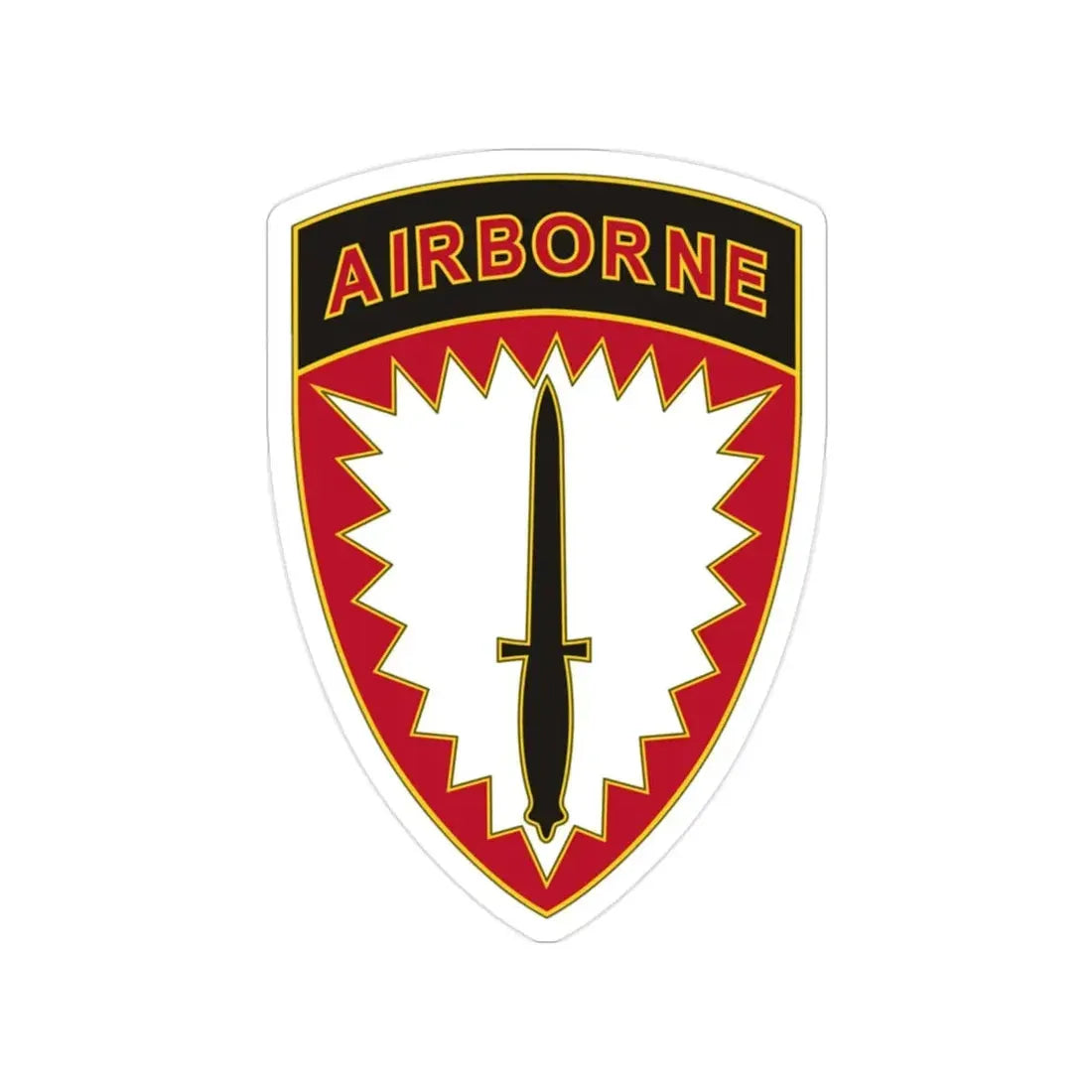 Special Operations Command Europe (U.S. Army) Transparent STICKER Die-Cut Vinyl Decal 2 Inch - The Sticker Space