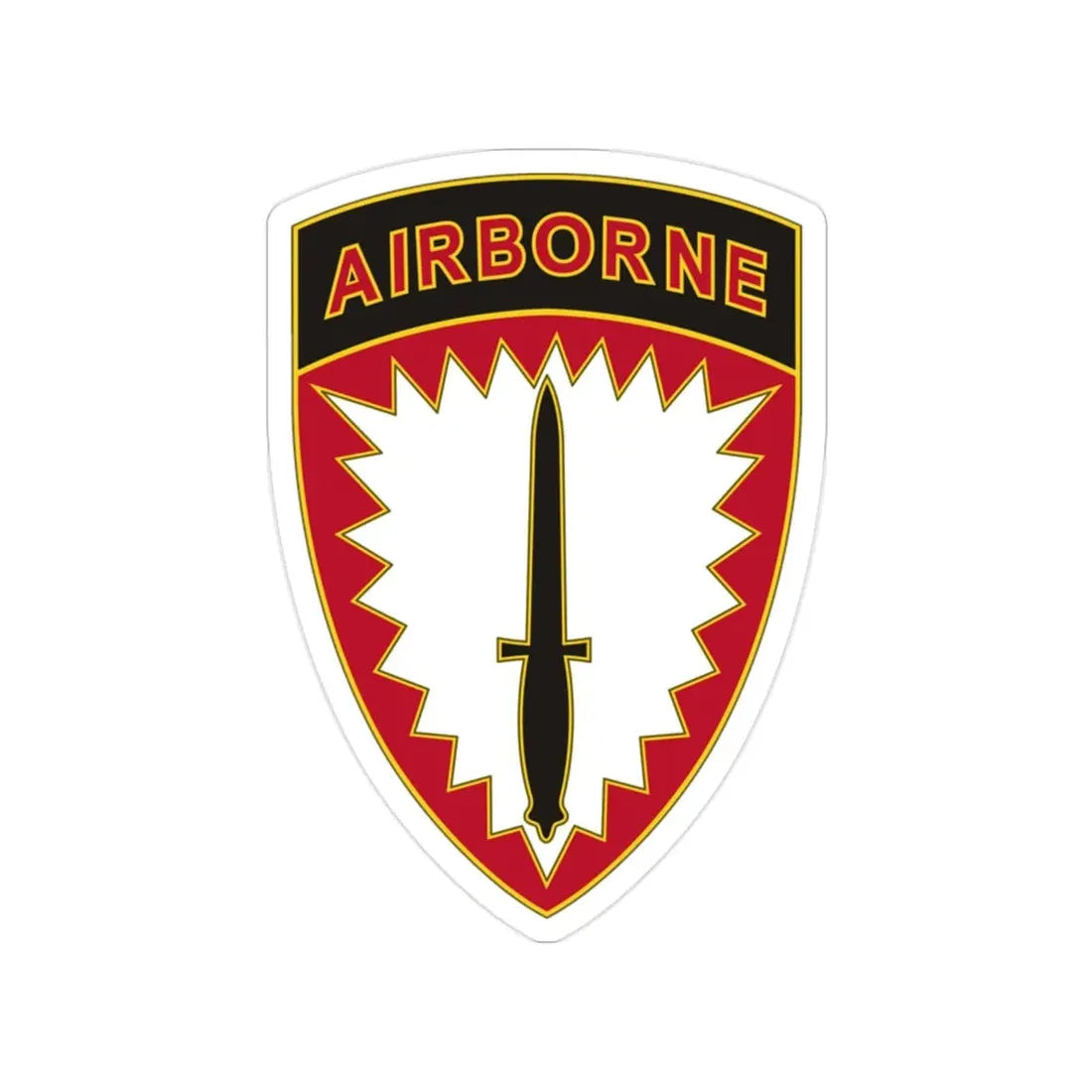 Special Operations Command Europe (U.S. Army) Transparent STICKER Die-Cut Vinyl Decal 2 Inch - The Sticker Space