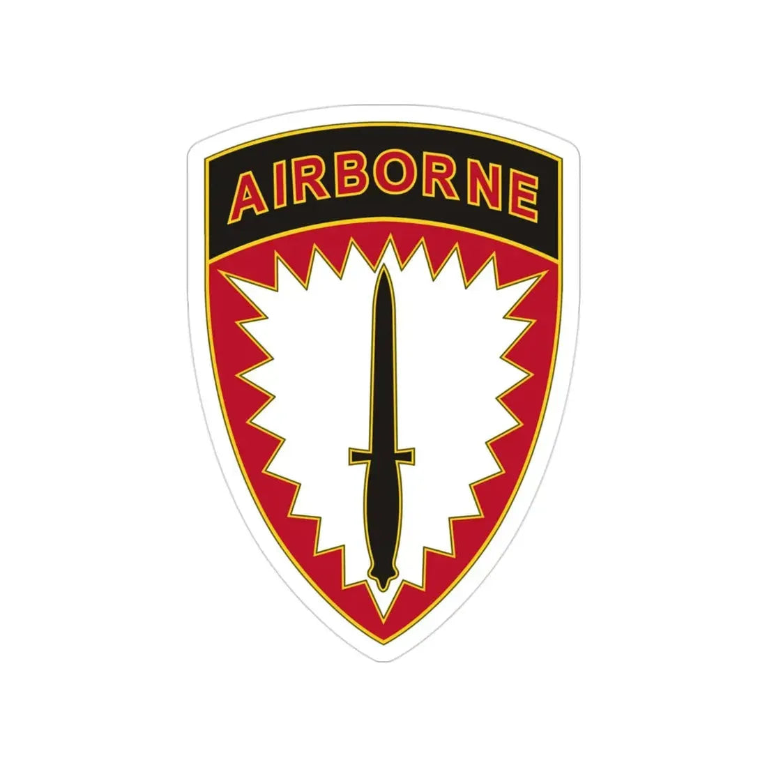 Special Operations Command Europe (U.S. Army) Transparent STICKER Die-Cut Vinyl Decal 3 Inch - The Sticker Space