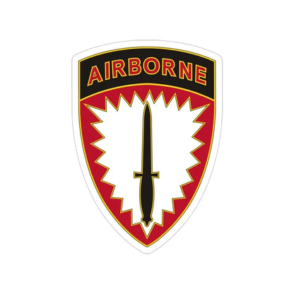 Special Operations Command Europe (U.S. Army) Transparent STICKER Die-Cut Vinyl Decal 5 Inch - The Sticker Space