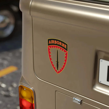 Special Operations Command Europe (U.S. Army) Transparent STICKER Die-Cut Vinyl Decal - The Sticker Space