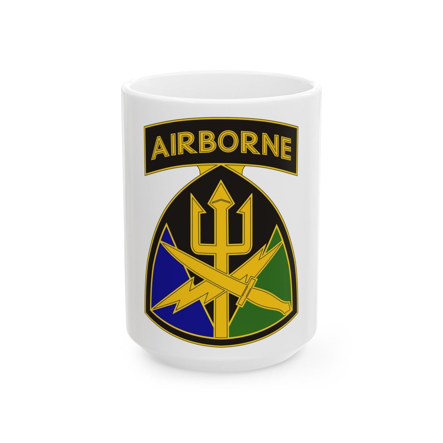 Special Operations Command Joint Forces Command (U.S. Army) White Coffee Mug-15oz-The Sticker Space