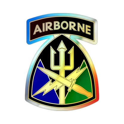 Special Operations Command Joint Forces Command (U.S. Army) Holographic STICKER Die-Cut Vinyl Decal 2 Inch Holographic - The Sticker Space