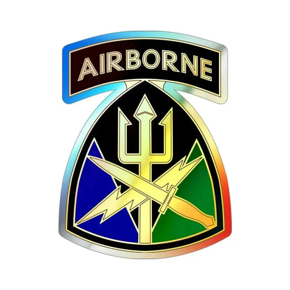 Special Operations Command Joint Forces Command (U.S. Army) Holographic STICKER Die-Cut Vinyl Decal 3 Inch Holographic - The Sticker Space
