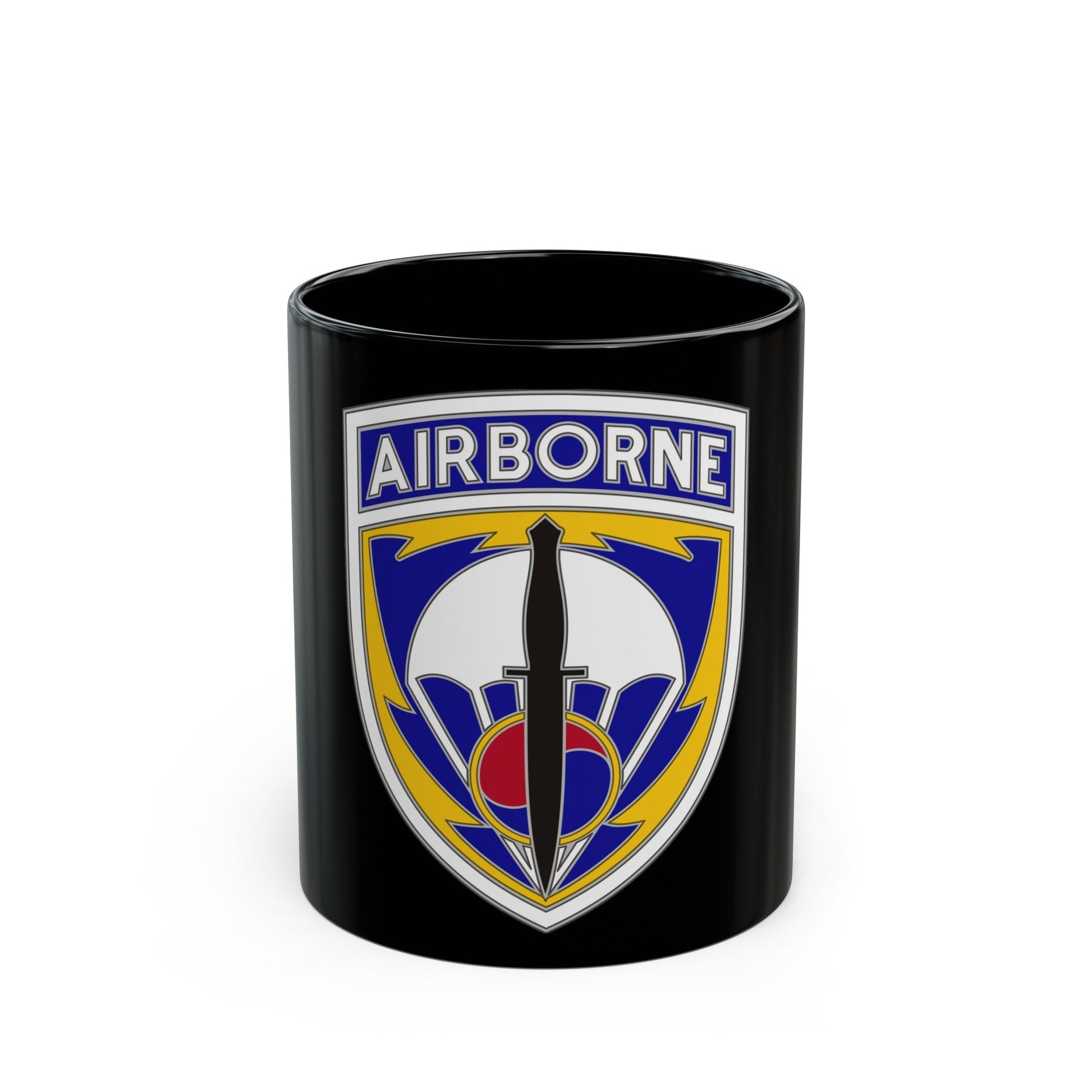 Special Operations Command Korea (U.S. Army) Black Coffee Mug-11oz-The Sticker Space