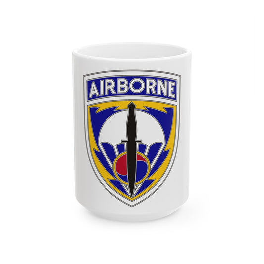 Special Operations Command Korea (U.S. Army) White Coffee Mug-15oz-The Sticker Space