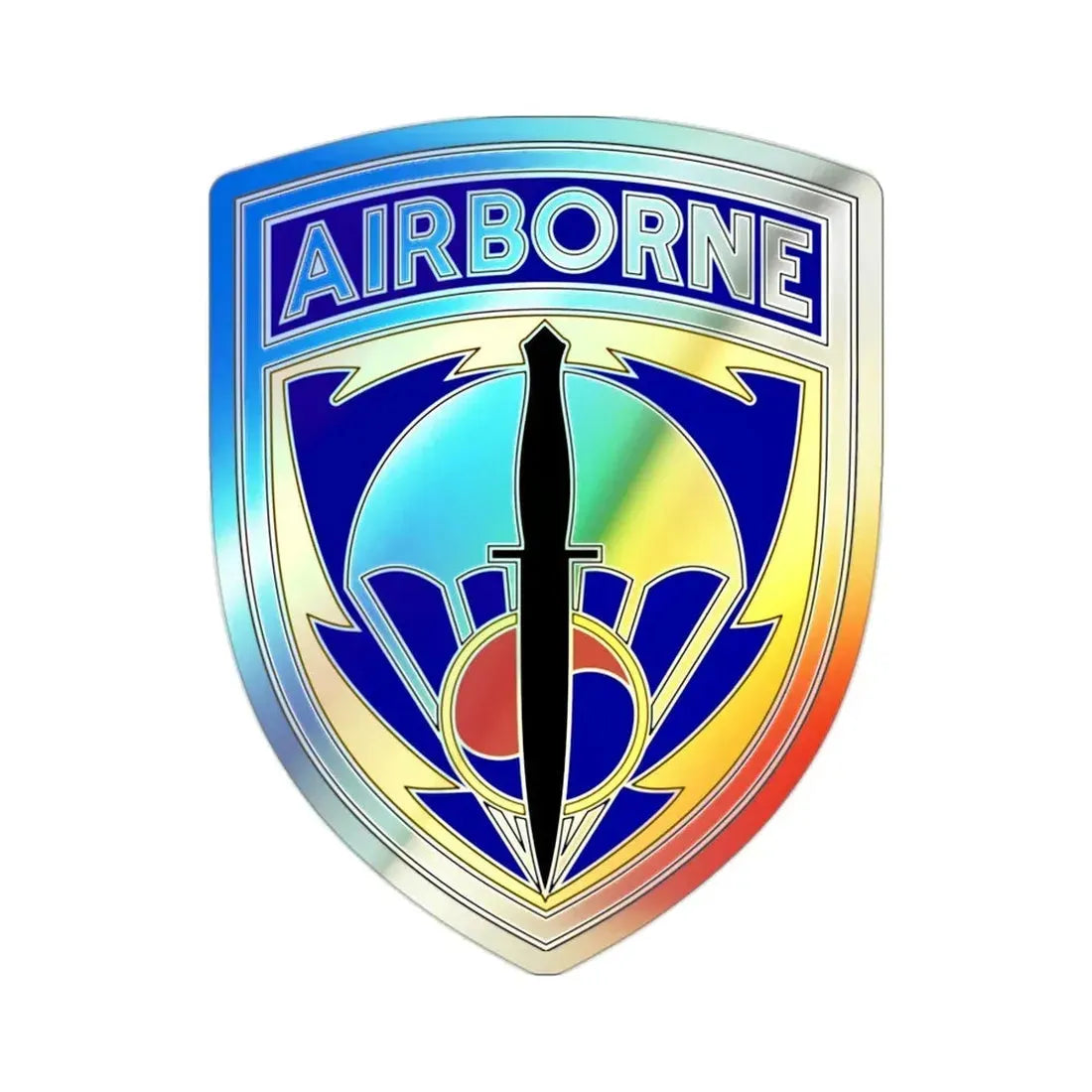 Special Operations Command Korea (U.S. Army) Holographic STICKER Die-Cut Vinyl Decal 2 Inch Holographic - The Sticker Space
