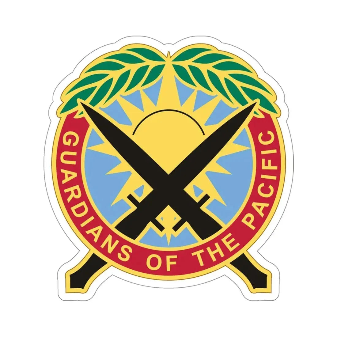 Special Operations Command Pacific 2 (U.S. Army) STICKER Vinyl Die-Cut Decal 4 Inch - The Sticker Space