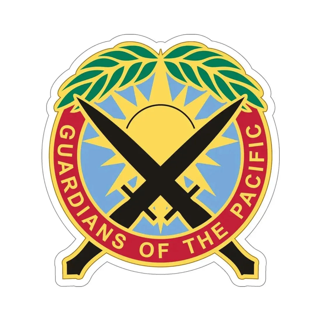 Special Operations Command Pacific 2 (U.S. Army) STICKER Vinyl Die-Cut Decal 6 Inch - The Sticker Space