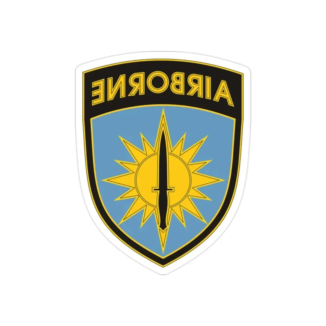 Special Operations Command Pacific 3 (U.S. Army) REVERSE PRINT Transparent Die-Cut STICKER 2 Inch Die-Cut Transparent - The Sticker Space