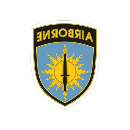 Special Operations Command Pacific 3 (U.S. Army) REVERSE PRINT Transparent Die-Cut STICKER 2 Inch Die-Cut Transparent - The Sticker Space