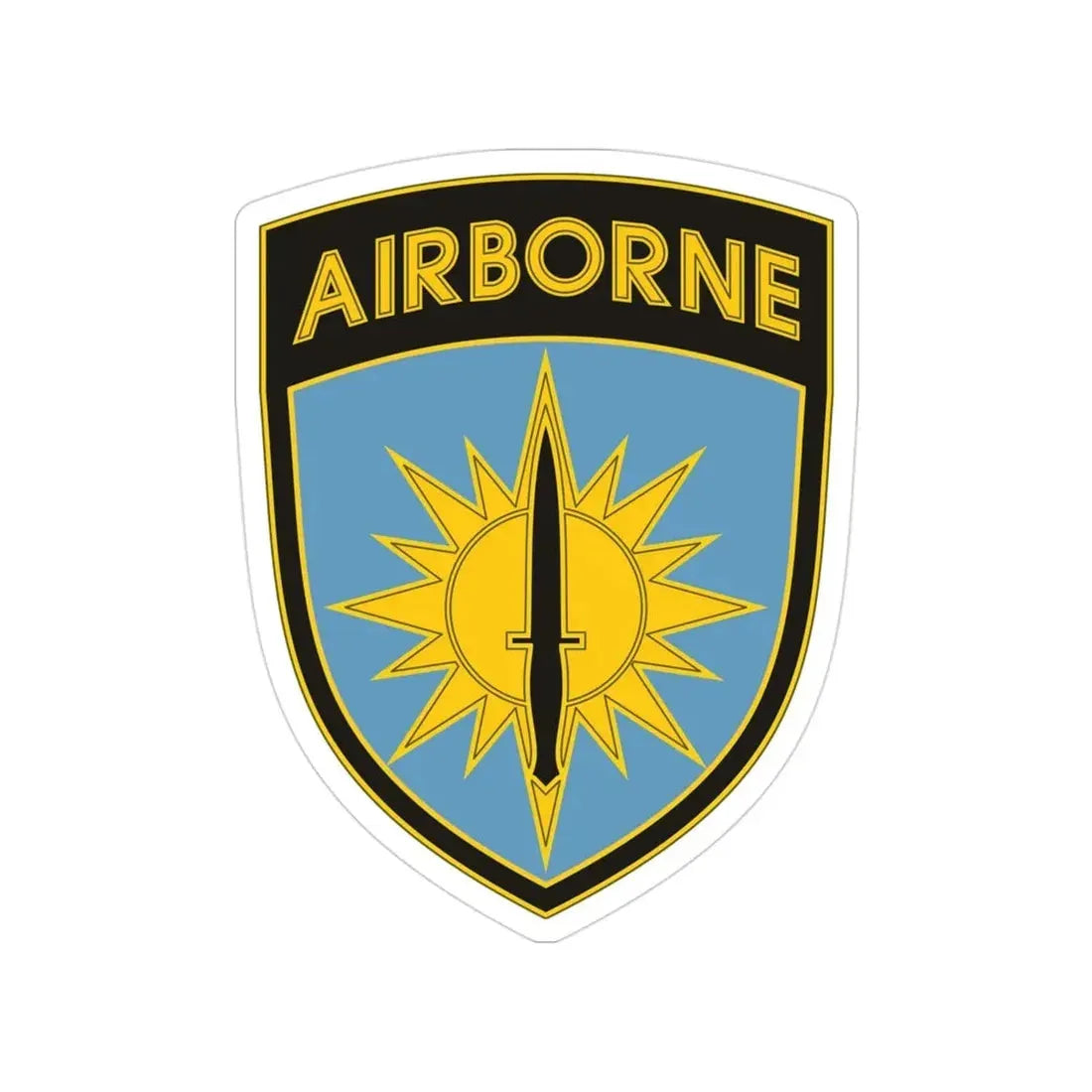 Special Operations Command Pacific 3 (U.S. Army) Transparent STICKER Die-Cut Vinyl Decal 3 Inch - The Sticker Space