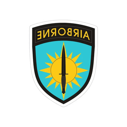 Special Operations Command Pacific (U.S. Army) REVERSE PRINT Transparent Die-Cut STICKER 6 Inch Die-Cut Transparent - The Sticker Space