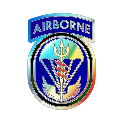 Special Operations Command South (U.S. Army) Holographic STICKER Die-Cut Vinyl Decal 5 Inch Holographic - The Sticker Space