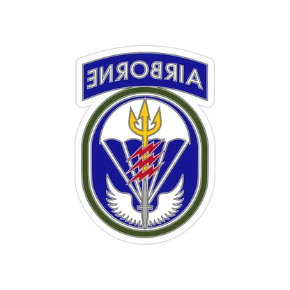 Special Operations Command South (U.S. Army) REVERSE PRINT Transparent Die-Cut STICKER 6 Inch Die-Cut Transparent - The Sticker Space