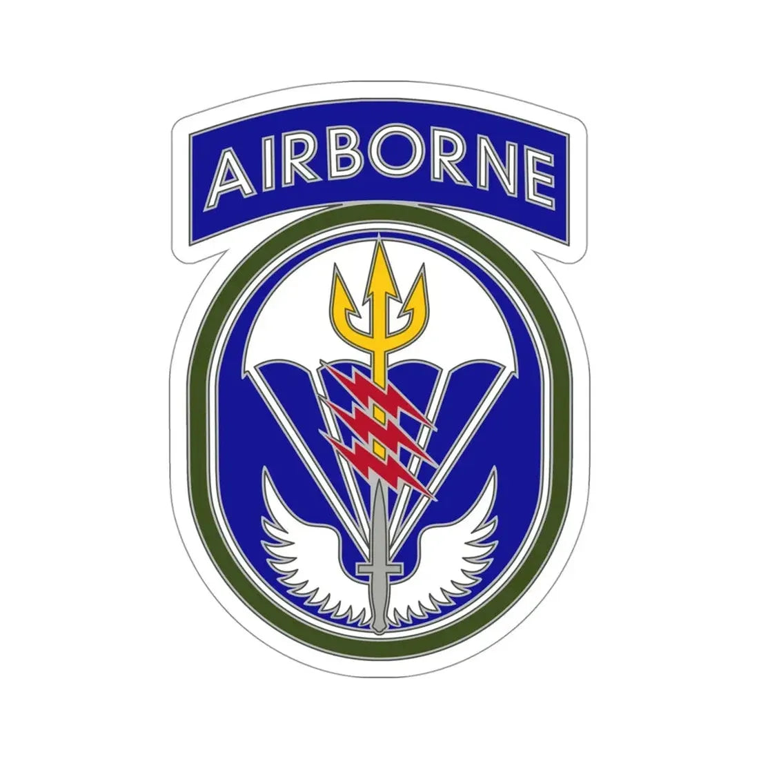 Special Operations Command South (U.S. Army) STICKER Vinyl Die-Cut Decal 4 Inch - The Sticker Space