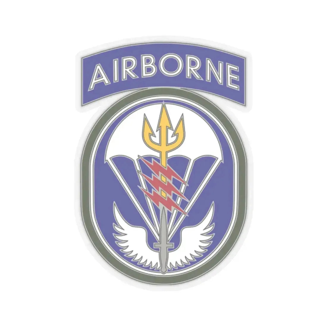 Special Operations Command South (U.S. Army) STICKER Vinyl Kiss-Cut Decal 2 Inch Transparent - The Sticker Space