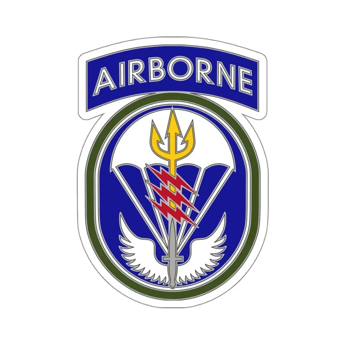 Special Operations Command South (U.S. Army) STICKER Vinyl Kiss-Cut Decal 4 Inch White - The Sticker Space