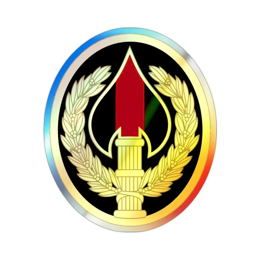 Special Operations Joint Task Force Afghanistan (U.S. Army) Holographic STICKER Die-Cut Vinyl Decal 2 Inch Holographic - The Sticker Space