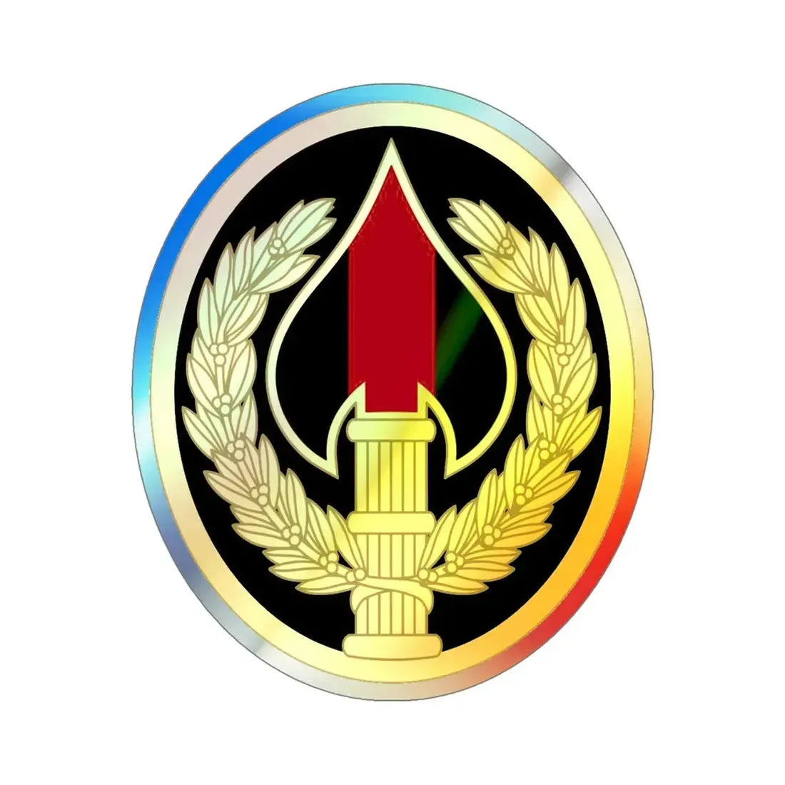 Special Operations Joint Task Force Afghanistan (U.S. Army) Holographic STICKER Die-Cut Vinyl Decal 5 Inch Holographic - The Sticker Space