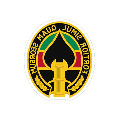 Special Operations Joint Task ForceAfghanistan 3 (U.S. Army) REVERSE PRINT Transparent Die-Cut STICKER 2 Inch Die-Cut Transparent - The Sticker Space