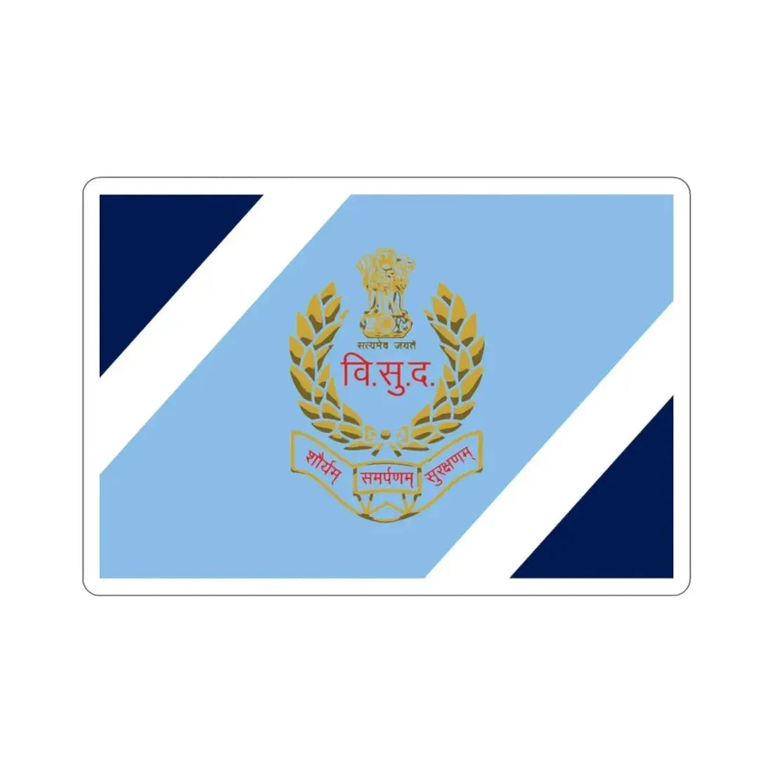 Special Protection Group Flag (SPG) (India) STICKER Vinyl Die-Cut Decal 3 Inch - The Sticker Space