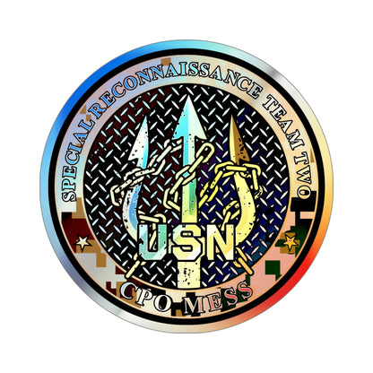 Special Reconnaissance Team 2 (U.S. Navy) Holographic STICKER Die-Cut Vinyl Decal-6 Inch-The Sticker Space