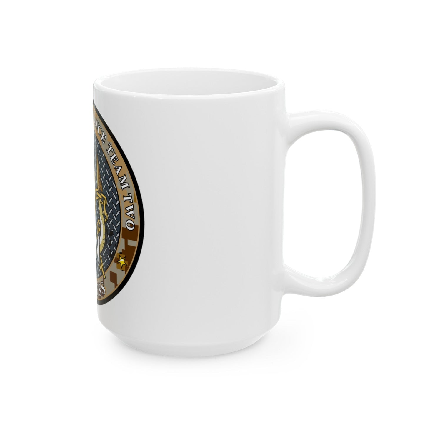 Special Reconnaissance Team 2 (U.S. Navy) White Coffee Mug-The Sticker Space