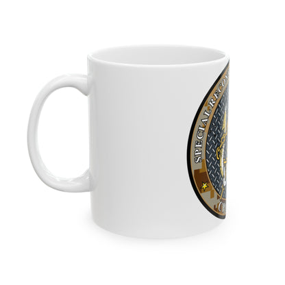 Special Reconnaissance Team 2 (U.S. Navy) White Coffee Mug-The Sticker Space