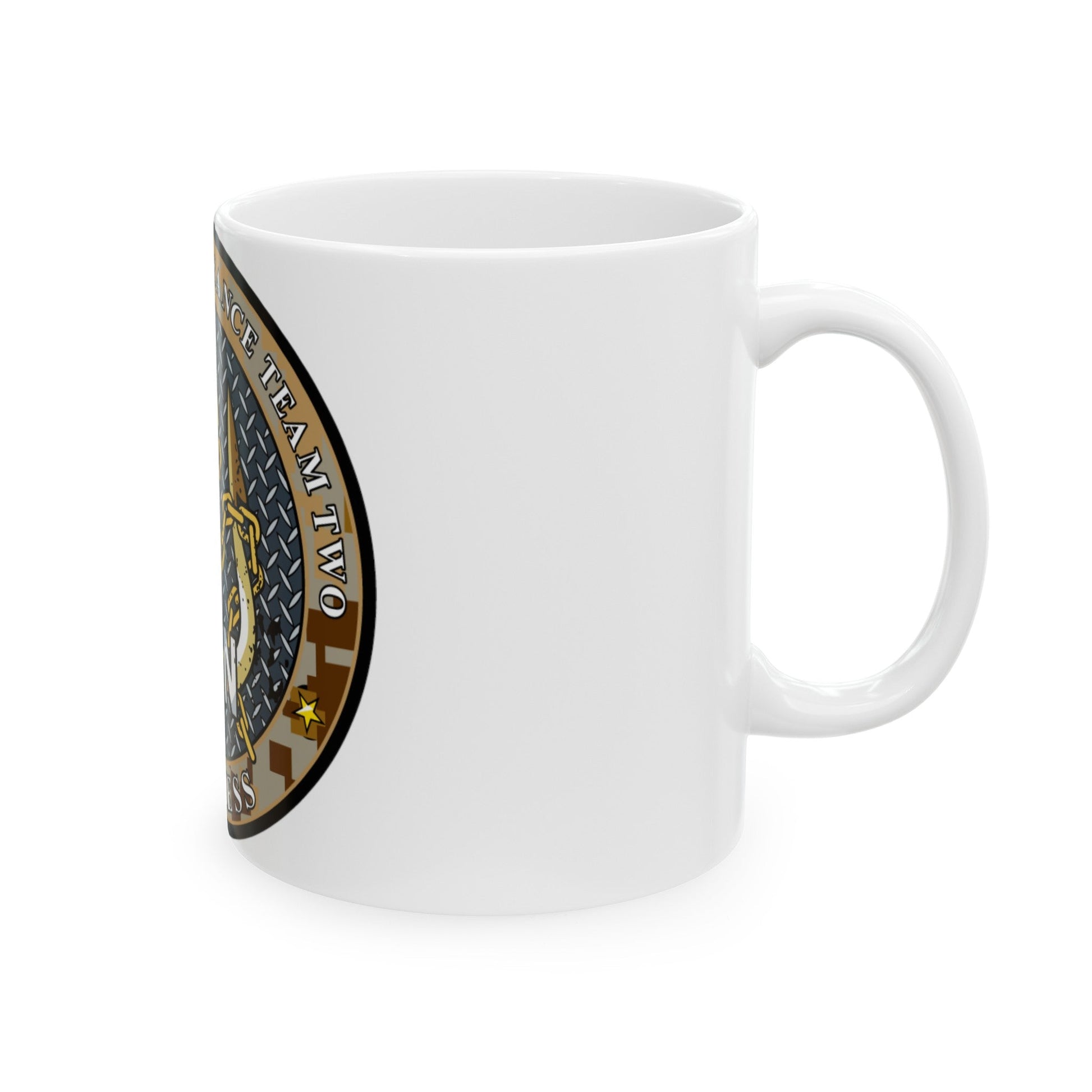 Special Reconnaissance Team 2 (U.S. Navy) White Coffee Mug-The Sticker Space