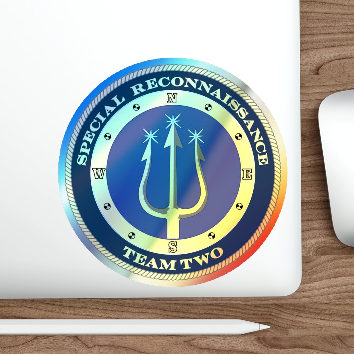 Special Reconnaissance Team Two SRT 2 (U.S. Navy) Holographic STICKER Die-Cut Vinyl Decal-The Sticker Space