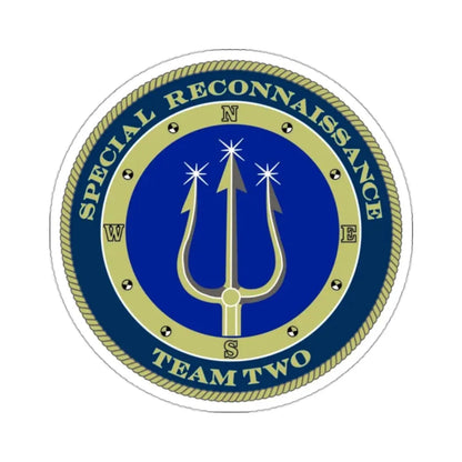 Special Reconnaissance Team Two SRT 2 (U.S. Navy) STICKER Vinyl Kiss-Cut Decal 2 Inch White - The Sticker Space