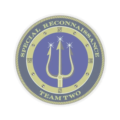 Special Reconnaissance Team Two SRT 2 (U.S. Navy) STICKER Vinyl Kiss-Cut Decal 3 Inch Transparent - The Sticker Space