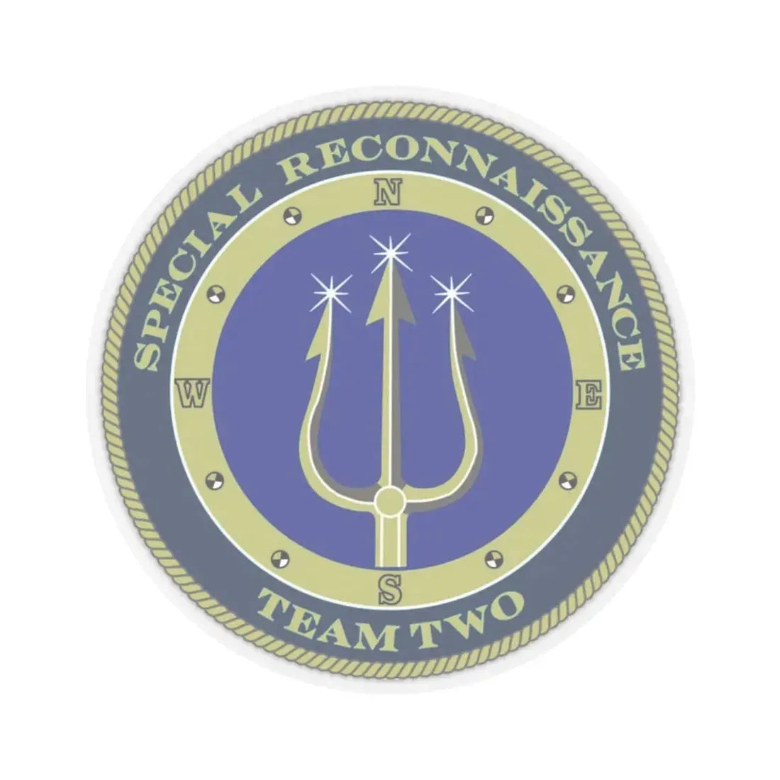 Special Reconnaissance Team Two SRT 2 (U.S. Navy) STICKER Vinyl Kiss-Cut Decal 4 Inch Transparent - The Sticker Space