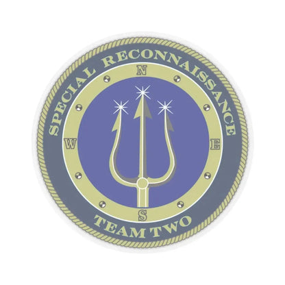Special Reconnaissance Team Two SRT 2 (U.S. Navy) STICKER Vinyl Kiss-Cut Decal 6 Inch Transparent - The Sticker Space