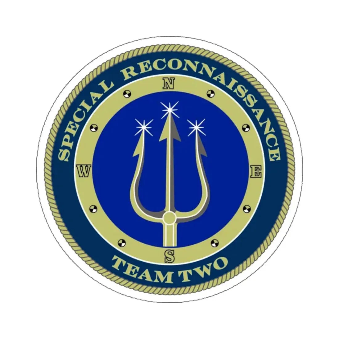 Special Reconnaissance Team Two SRT 2 (U.S. Navy) STICKER Vinyl Kiss-Cut Decal 6 Inch White - The Sticker Space