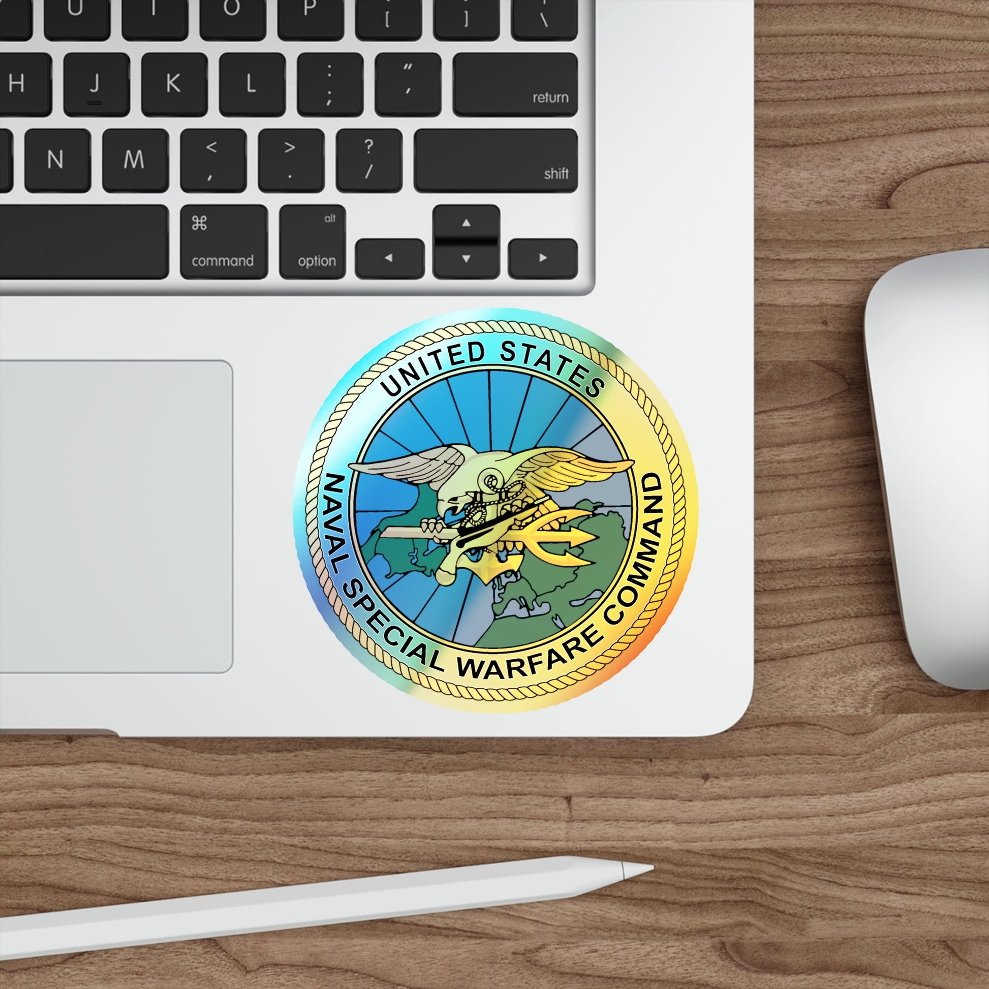 Special Warfare Command (U.S. Navy) Holographic STICKER Die-Cut Vinyl Decal-The Sticker Space